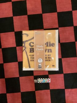 画像2: スヌーピー　ランチョンマット　かや生地ふきん(チャーリー)