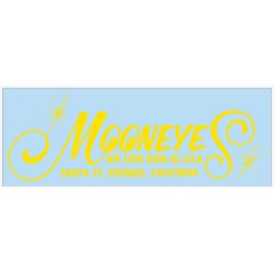 画像1: MOONEYES Logo抜き ステッカー(ビッグ　ロゴ　YE)