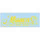 MOONEYES Logo抜き ステッカー(ビッグ　ロゴ　YE)