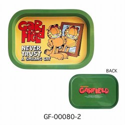 画像1: ティントレイ　TIN TRAY　（GARFIELD グリーン　かがみ）