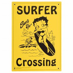 画像1: ベティ　プラサインプレート（SURFER　Crossing）