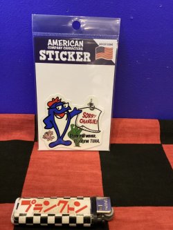 画像1: アメリカン ステッカー(サメ）