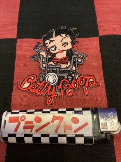 画像1: ベティ　 ワッペン（バイク）
