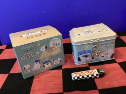 画像1: スヌーピー　カギ付き缶バンク(スヌーピー＆オラフ)