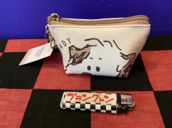 画像1: スヌーピー　三角ミニポーチ（アンディ）
