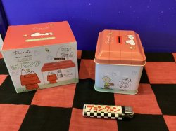 画像3: スヌーピー　カギ付き缶バンク(ハウス)