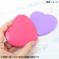 画像3: ハート型ミラーコーム くし付き（パワーパフガールズ ピンク） 