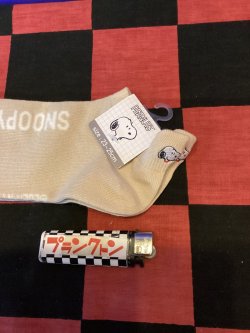 画像2: スヌーピー　バックポイント　レディース靴下（スヌーピー/ベージュ）６４