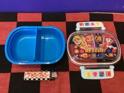画像2: パウパトロール　抗菌食洗機対応ふわっとフタタイトランチボックス　一段　（丸型/ブルー/25）