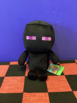画像1: マインクラフト　コレクションぬいぐるみ(エンダーマン)
