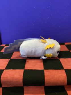 画像4: マインクラフト　コレクションぬいぐるみ(ウーパールーパー/ブルー)