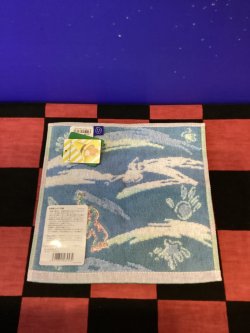 画像2: おさるのジョージ　ミニタオル(ペンキあそび/ブルー)