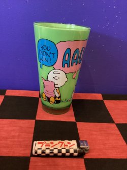 画像1: スヌーピー　アクリルタンブラー　(スヌーピーチャーリーブラウン/グリーン)