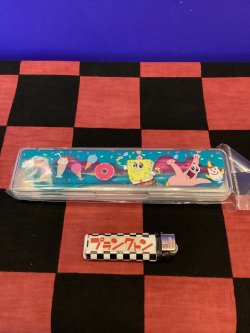画像1: スポンジボブ　お箸&スプーンセット（A lways Hungry）