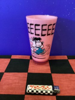 画像1: スヌーピー　アクリルタンブラー　(スヌーピールーシー/ピンク)