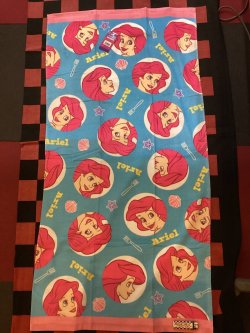 画像1: ディズニープリンセス　バスタオル（アリエル）