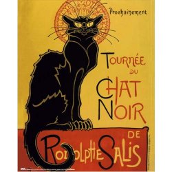 画像1: 特大ポスター（Le Chat Noir）