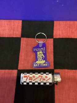 画像1: ラットフィンク　ラバーキーホルダー　（NO.1/パープル）