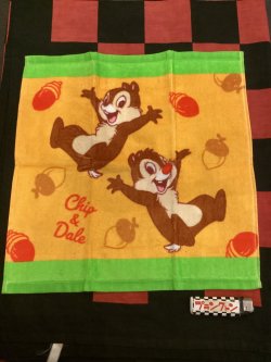 画像1: ディズニー　ハンドタオル（チップ＆デール）