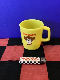 画像1: トイストーリー　プラスティックマグカップ　（ウッディ/イエロー）
