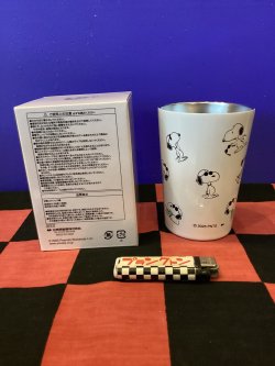 画像2: スヌーピー　ステンレスタンブラー（スヌーピー/パターン/ホワイト）