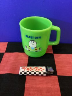 画像1: トイストーリー　プラスティックマグカップ　（バズ/グリーン）