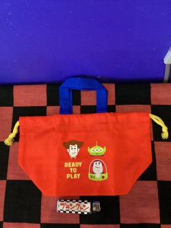 画像1: トイストーリー　ランチ巾着　ランチバッグ　　(READY TO PLAY)
