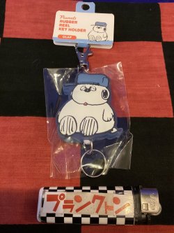 画像1: スヌーピー　ラバーリールキーホルダー（オラフ）