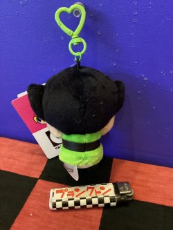 画像2: パワーパフガールズ　ぬいぐるみキーリング　ぬいぐるみマスコット（バターカップ/サングラス）