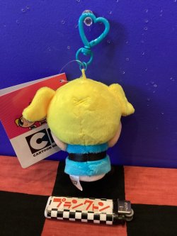 画像2: パワーパフガールズ　ぬいぐるみキーリング　ぬいぐるみマスコット（バブルス/サングラス）