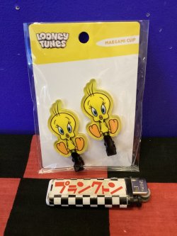画像1: ルーニーテューンズ　前髪クリップ　2Pヘアクリップ　(トゥイーティー)