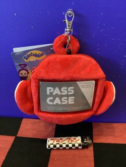 画像2: テレタビーズ　ぬいぐるみパスケース付きポーチ　(ポー)