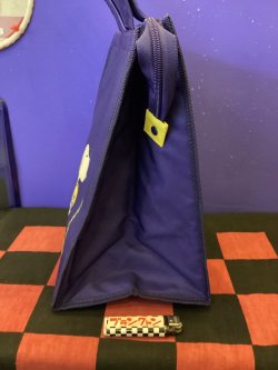 画像3: スヌーピー　保冷ランチバッグスクエア　L（ネイビー/スヌーピー＆チャーリーブラウン）