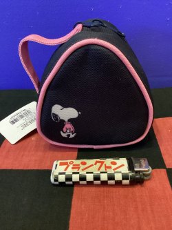 画像3: スヌーピー　保温保冷　おにぎりポーチ　(チャーリーブラウン/ブラック)