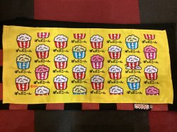 画像1: フェイスタオル（おえかきさん/ぽっぷこーんさん）