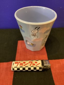 画像1: スヌーピー　メラミンカップ（スカイ）