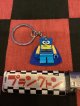 LEGO風ブロック　キャラクターキーホルダー(スポンジボブ/スーパーヒーロー)