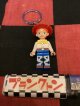 LEGO風ブロック　キャラクターキーホルダー(トイストーリー/ジェシー)