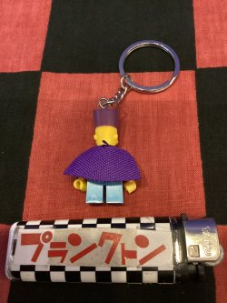 画像2: LEGO風ブロック　キャラクターキーホルダー(シンプソンズ/バートマン)