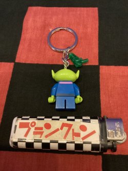 画像2: LEGO風ブロック　キャラクターキーホルダー(トイストーリー/エイリアン)
