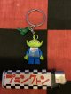 LEGO風ブロック　キャラクターキーホルダー(トイストーリー/エイリアン)