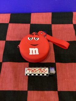 画像1: m&m's　ラバーコインケース(レッド)
