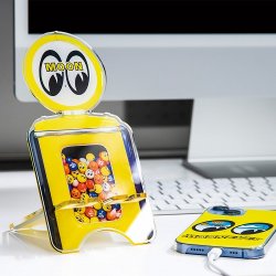 画像1: ムーンアイズ スマートフォンスタンド （クリア　イエロー）