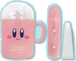 画像1: 星のカービィ 歯磨きセット フェイス