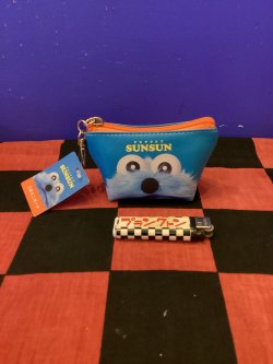 画像1: パペットスンスン　三角ミニポーチ（アップ）