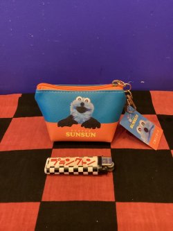 画像2: パペットスンスン　三角ミニポーチ（アップ）