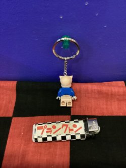画像2: LEGO風ブロック　キャラクターキーホルダー(ポーキー　ピック)
