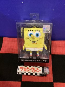 画像1: スポンジボブ　フィギュア　ボールチェーン(パンツ　ボブ)