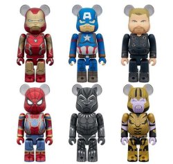 画像1: ベアブリック　BE@RBRICK （CHASE MARVEL INFINITY SAGA/マーベル）