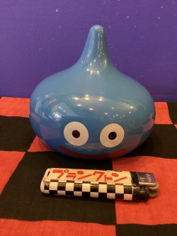 画像2: ドラゴンクエスト　陶器貯金箱　陶器バンク　コインバンク（スライム）